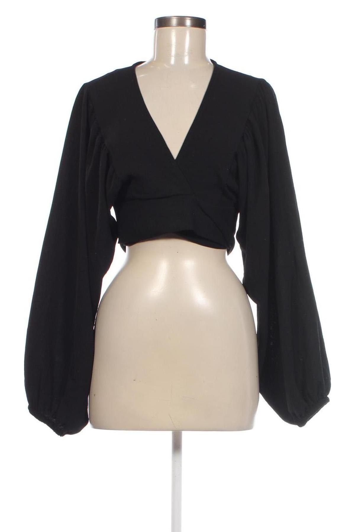 Дамска блуза Boohoo, Размер L, Цвят Черен, Цена 8,55 лв.