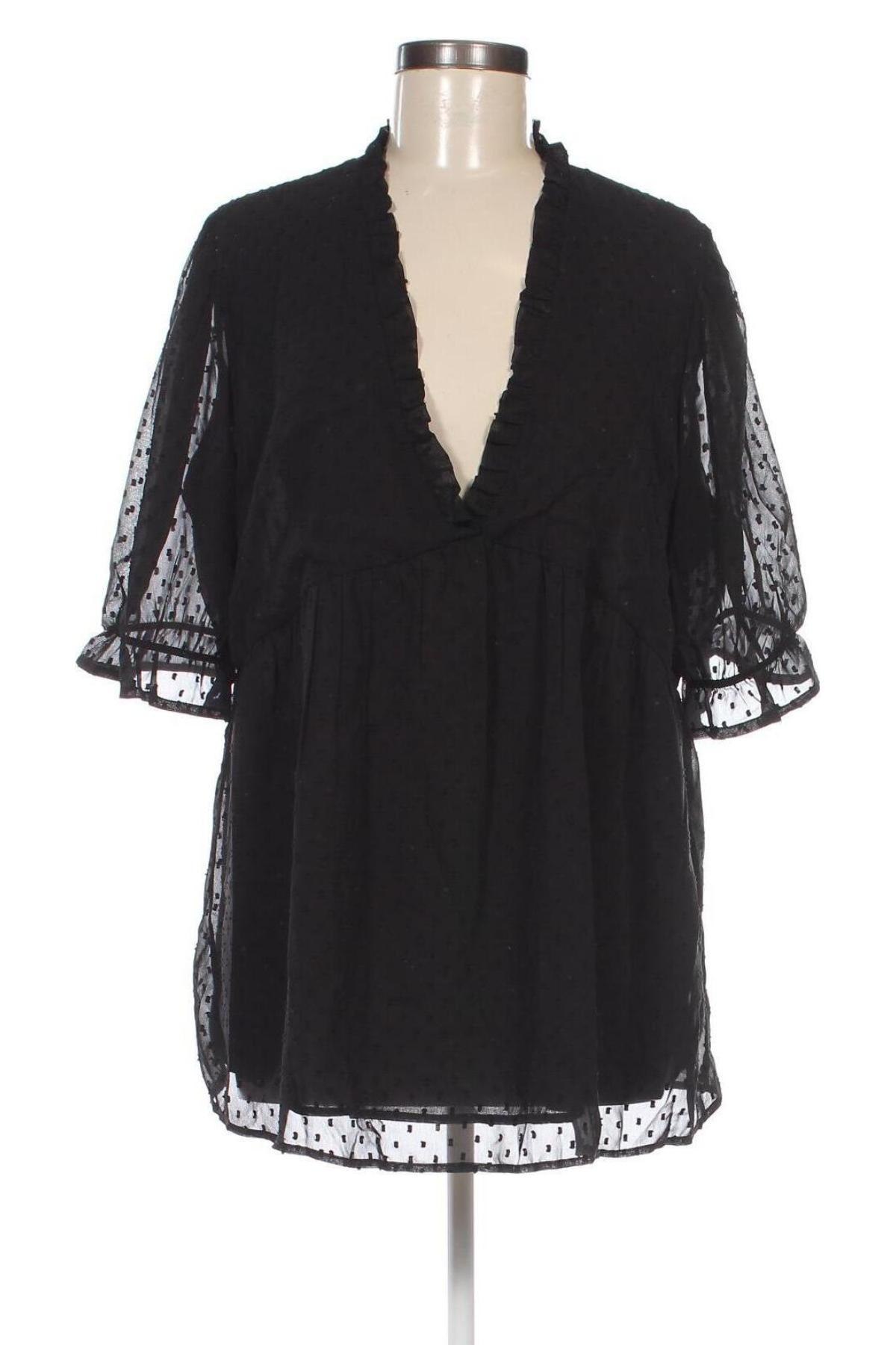 Γυναικεία μπλούζα Boohoo, Μέγεθος XL, Χρώμα Μαύρο, Τιμή 16,00 €