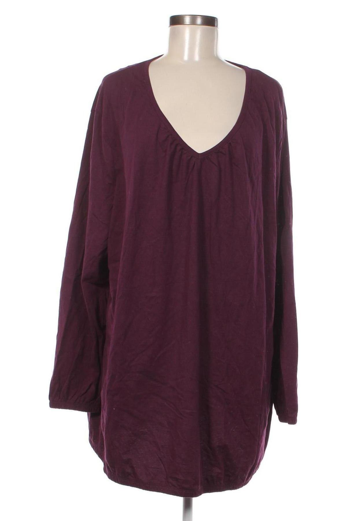 Дамска блуза Bpc Bonprix Collection, Размер 5XL, Цвят Лилав, Цена 18,05 лв.
