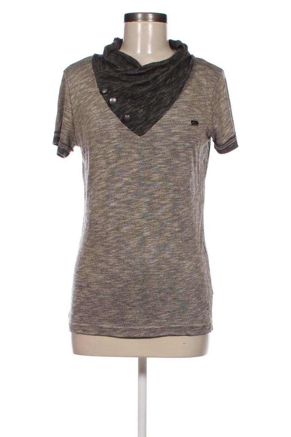 Damen Shirt Cipo & Baxx, Größe M, Farbe Beige, Preis 9,46 €
