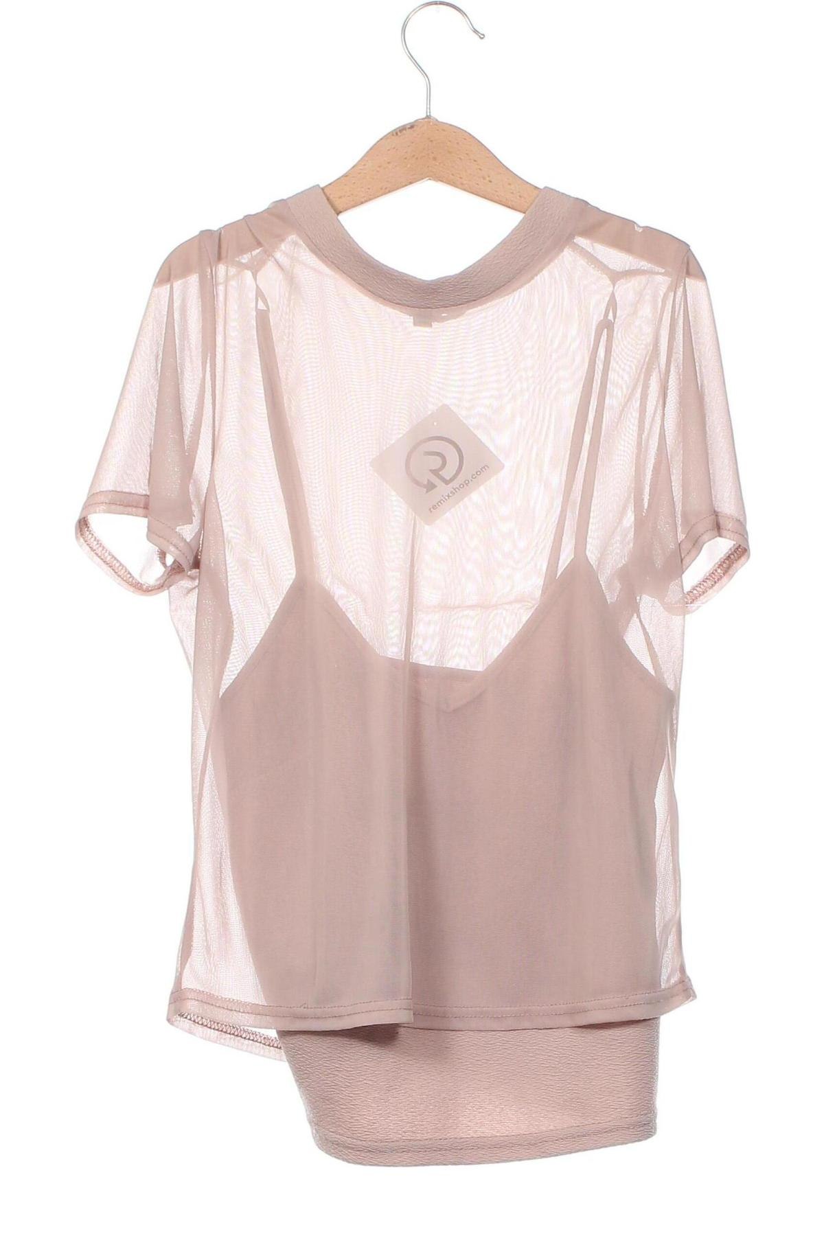 Γυναικεία μπλούζα Clockhouse, Μέγεθος XS, Χρώμα  Μπέζ, Τιμή 5,55 €