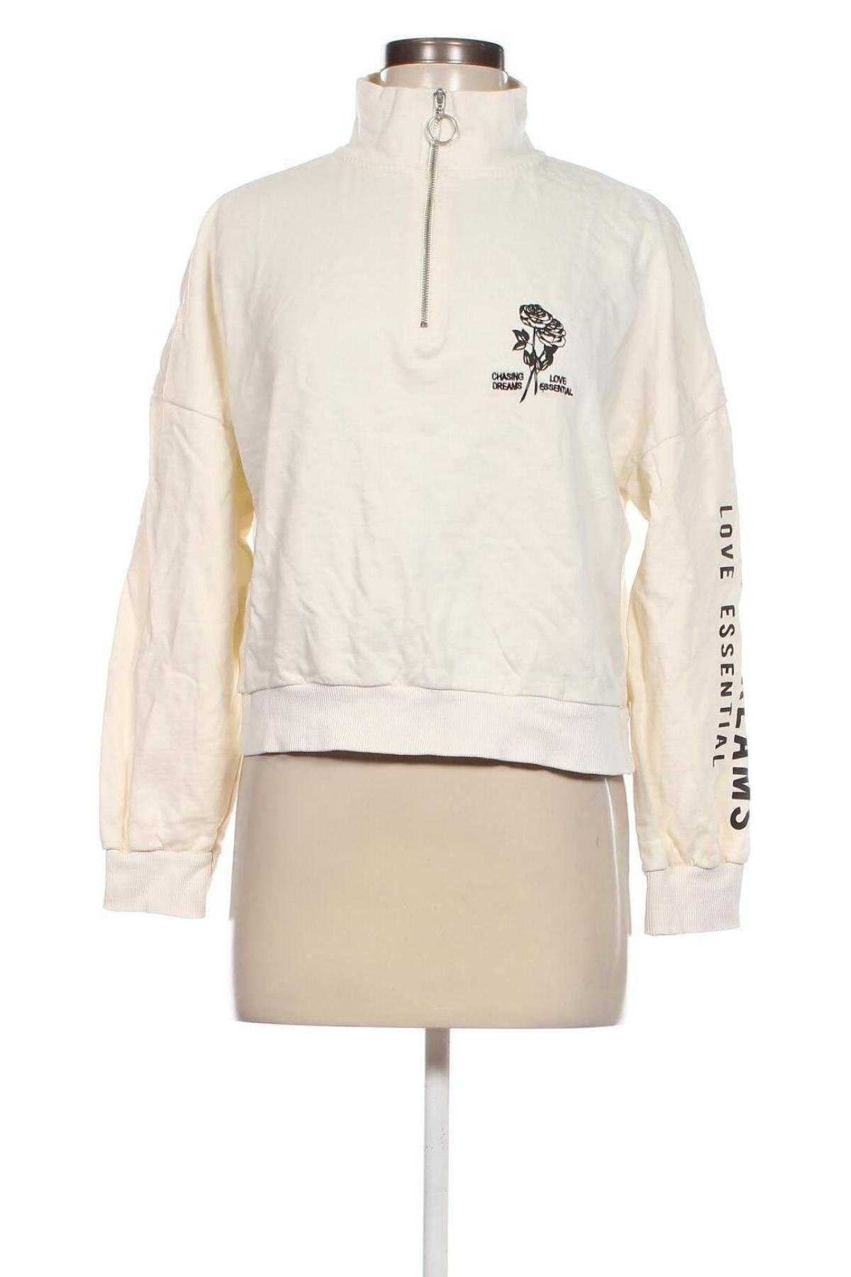 Γυναικεία μπλούζα Clockhouse, Μέγεθος M, Χρώμα Εκρού, Τιμή 5,88 €