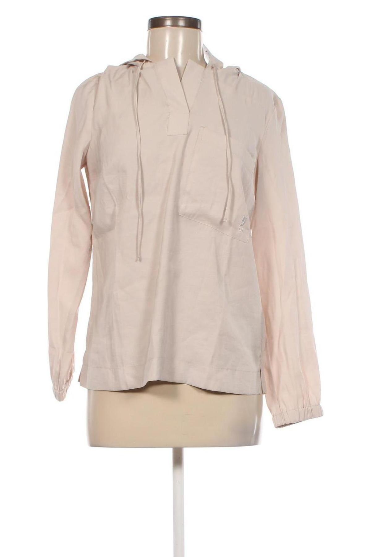 Γυναικεία μπλούζα Comma,, Μέγεθος XS, Χρώμα  Μπέζ, Τιμή 33,40 €