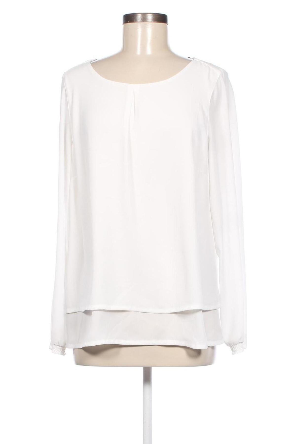 Γυναικεία μπλούζα Comma,, Μέγεθος M, Χρώμα Λευκό, Τιμή 16,33 €