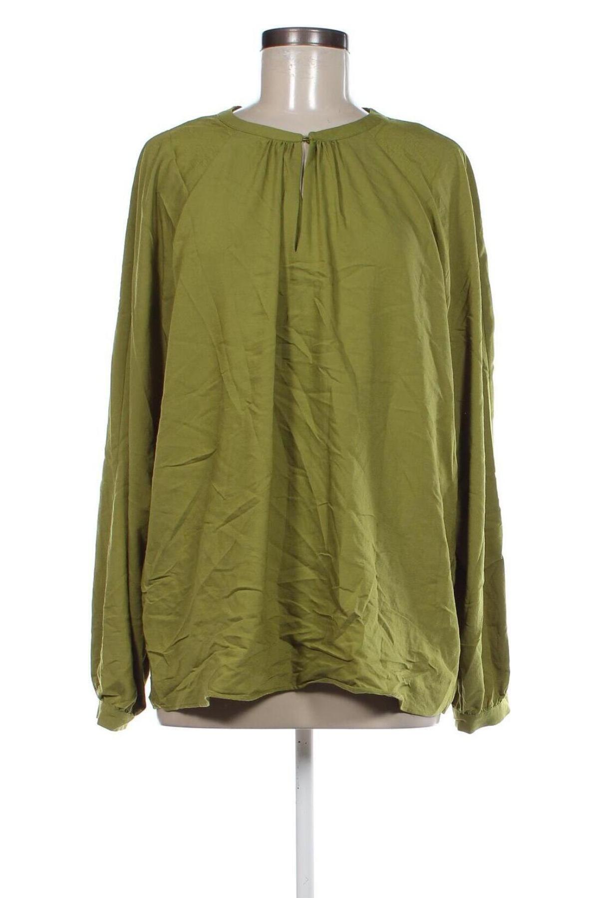 Γυναικεία μπλούζα Comma,, Μέγεθος XXL, Χρώμα Πράσινο, Τιμή 16,33 €