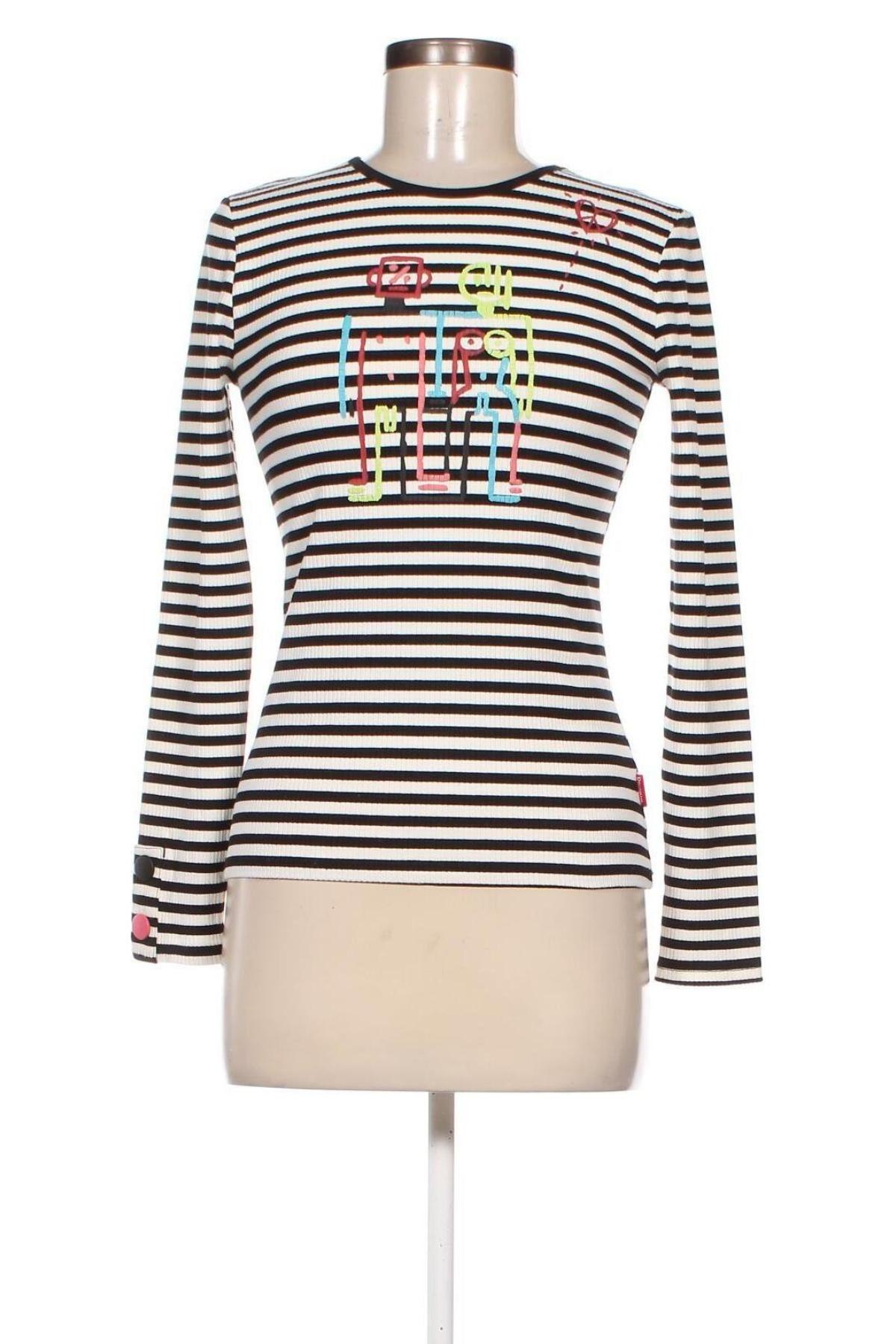 Γυναικεία μπλούζα Desigual, Μέγεθος S, Χρώμα Πολύχρωμο, Τιμή 17,00 €