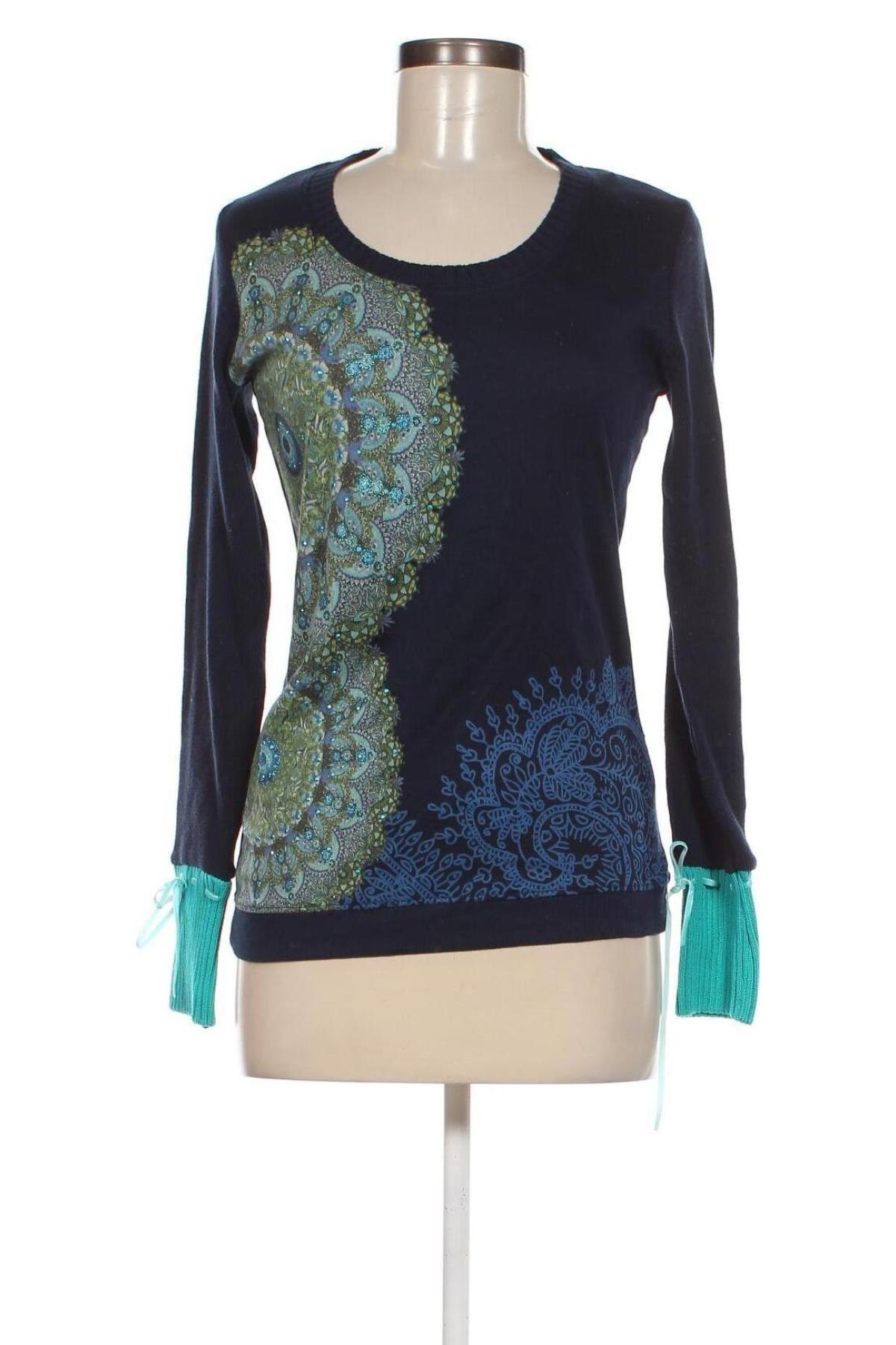 Damen Shirt Desigual, Größe M, Farbe Blau, Preis 37,99 €