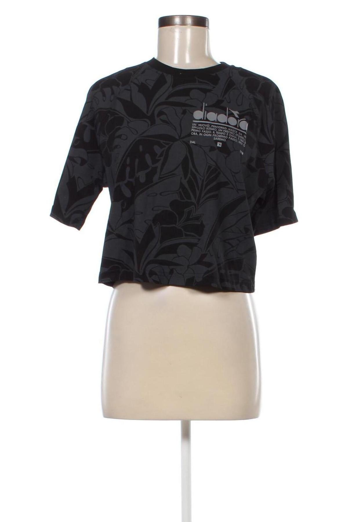 Γυναικεία μπλούζα Diadora, Μέγεθος S, Χρώμα Μαύρο, Τιμή 23,81 €