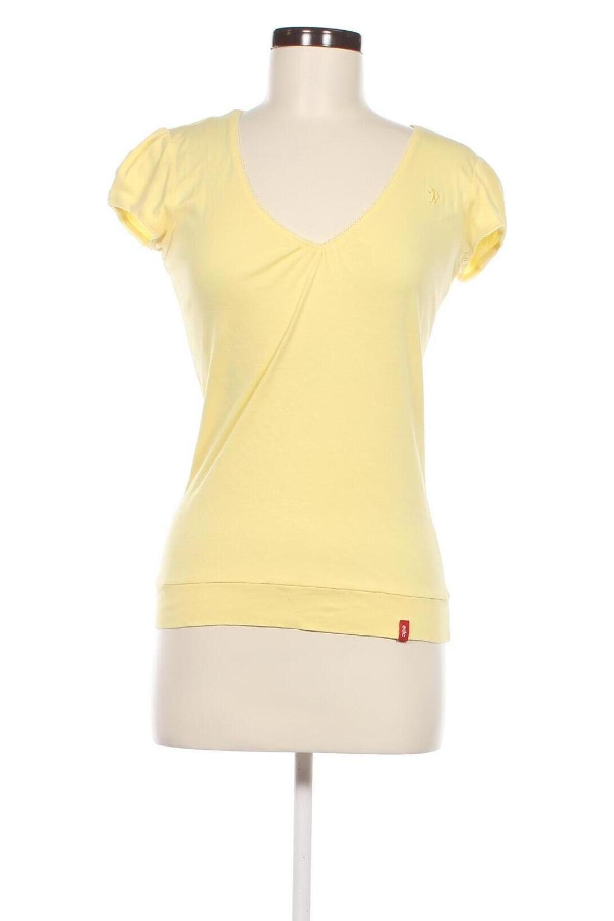 Damen Shirt Edc By Esprit, Größe M, Farbe Gelb, Preis 10,20 €
