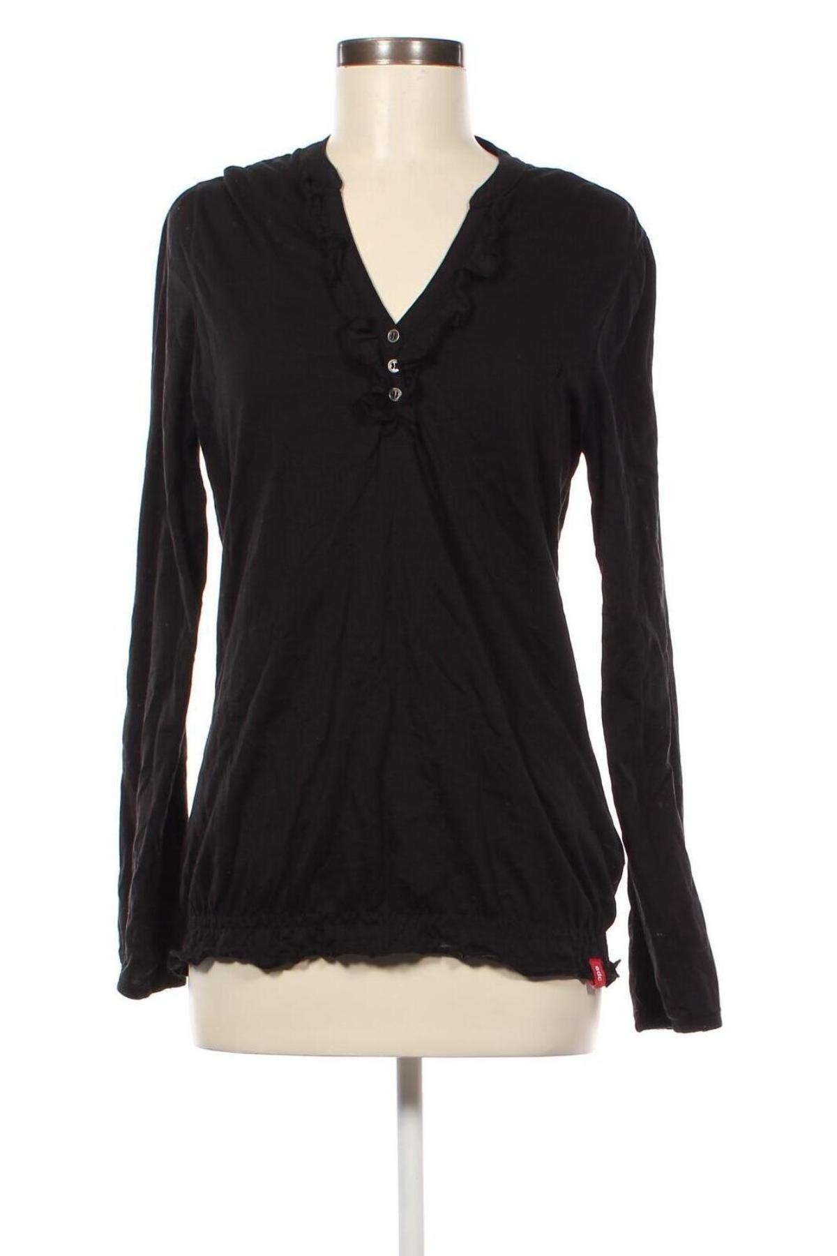 Γυναικεία μπλούζα Edc By Esprit, Μέγεθος XL, Χρώμα Μαύρο, Τιμή 11,57 €
