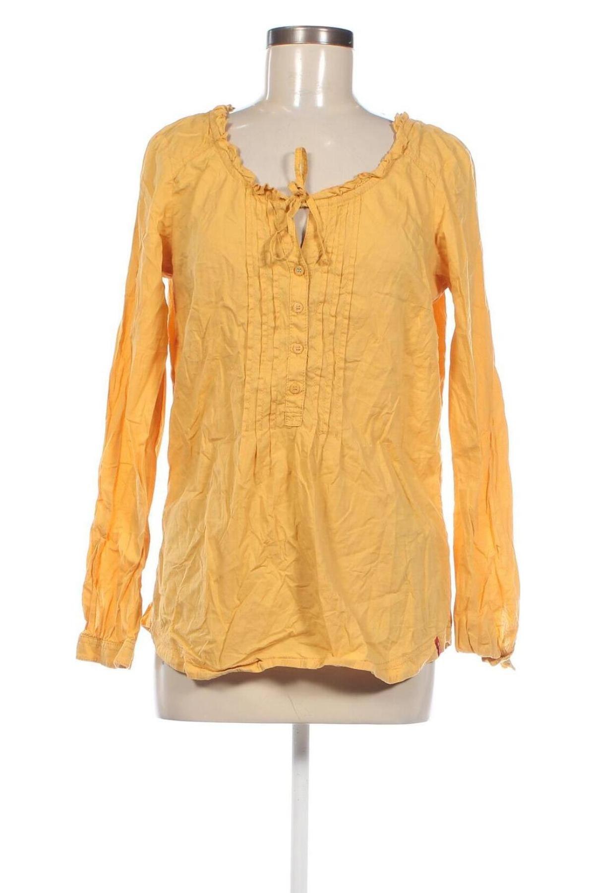 Дамска блуза Edc By Esprit, Размер L, Цвят Жълт, Цена 15,30 лв.