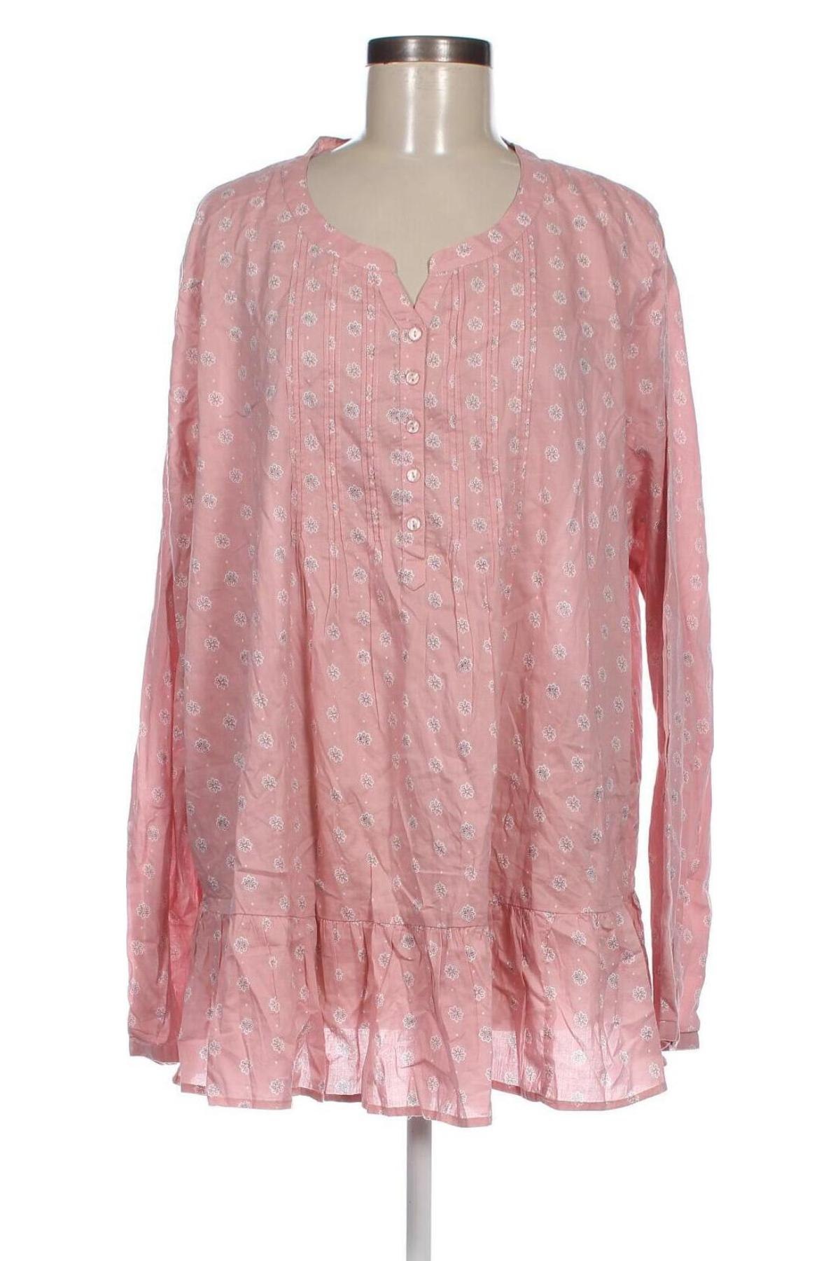 Γυναικεία μπλούζα Ellos, Μέγεθος 4XL, Χρώμα Ρόζ , Τιμή 12,06 €