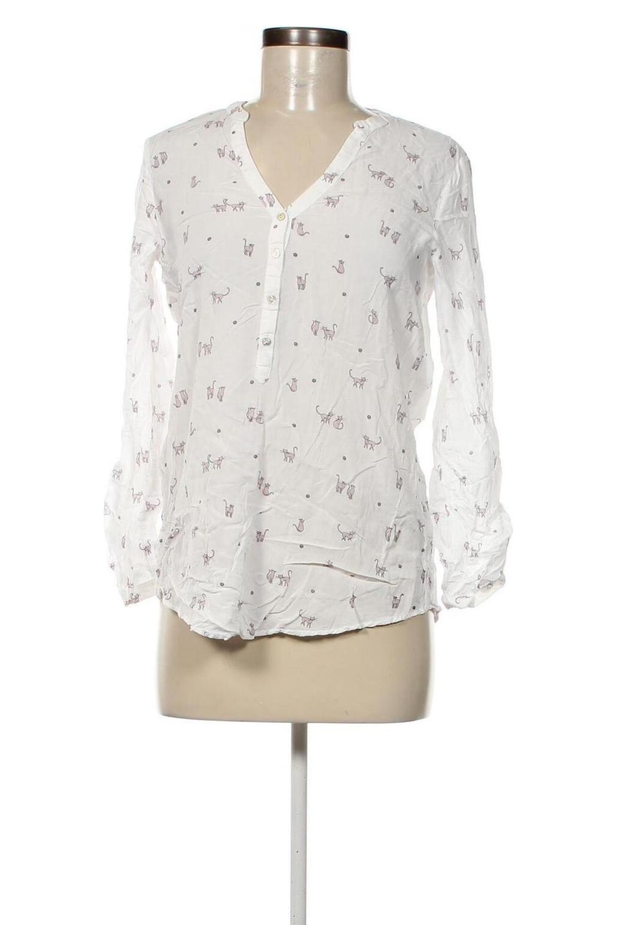 Γυναικεία μπλούζα Esprit, Μέγεθος S, Χρώμα Λευκό, Τιμή 8,41 €