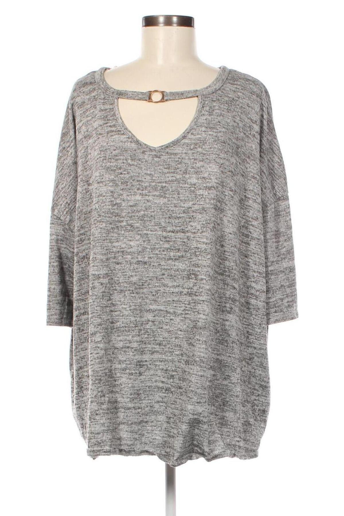 Damen Shirt Evans, Größe L, Farbe Grau, Preis € 11,83