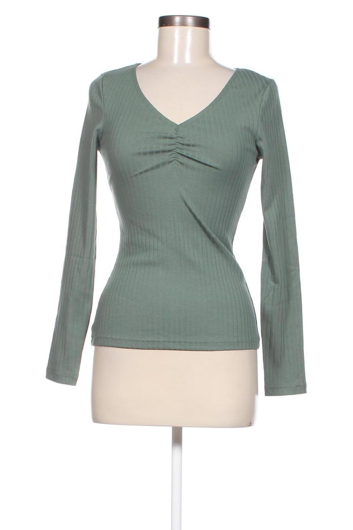 Γυναικεία μπλούζα Even&Odd, Μέγεθος S, Χρώμα Πράσινο, Τιμή 7,99 €