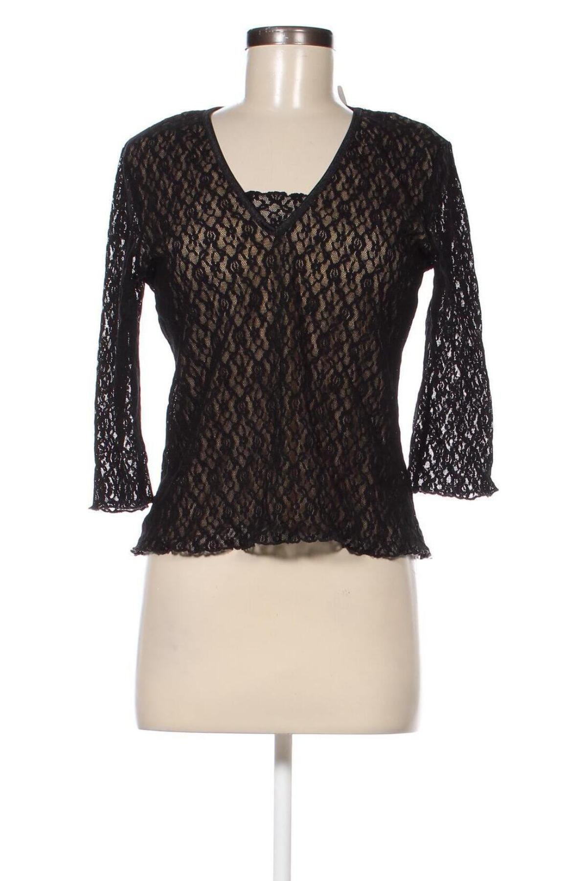 Γυναικεία μπλούζα Ewm, Μέγεθος M, Χρώμα Μαύρο, Τιμή 6,81 €