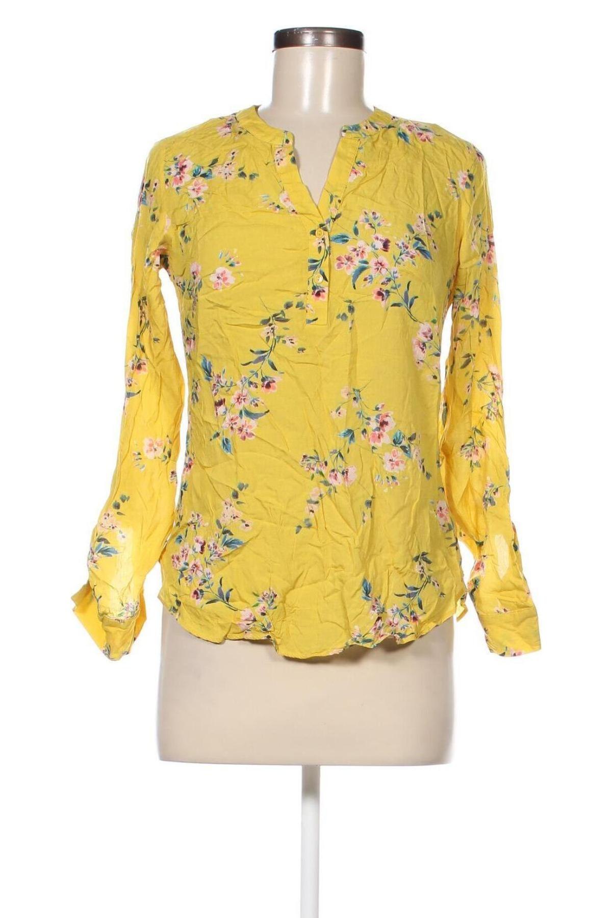 Дамска блуза F&F, Размер XS, Цвят Жълт, Цена 9,50 лв.