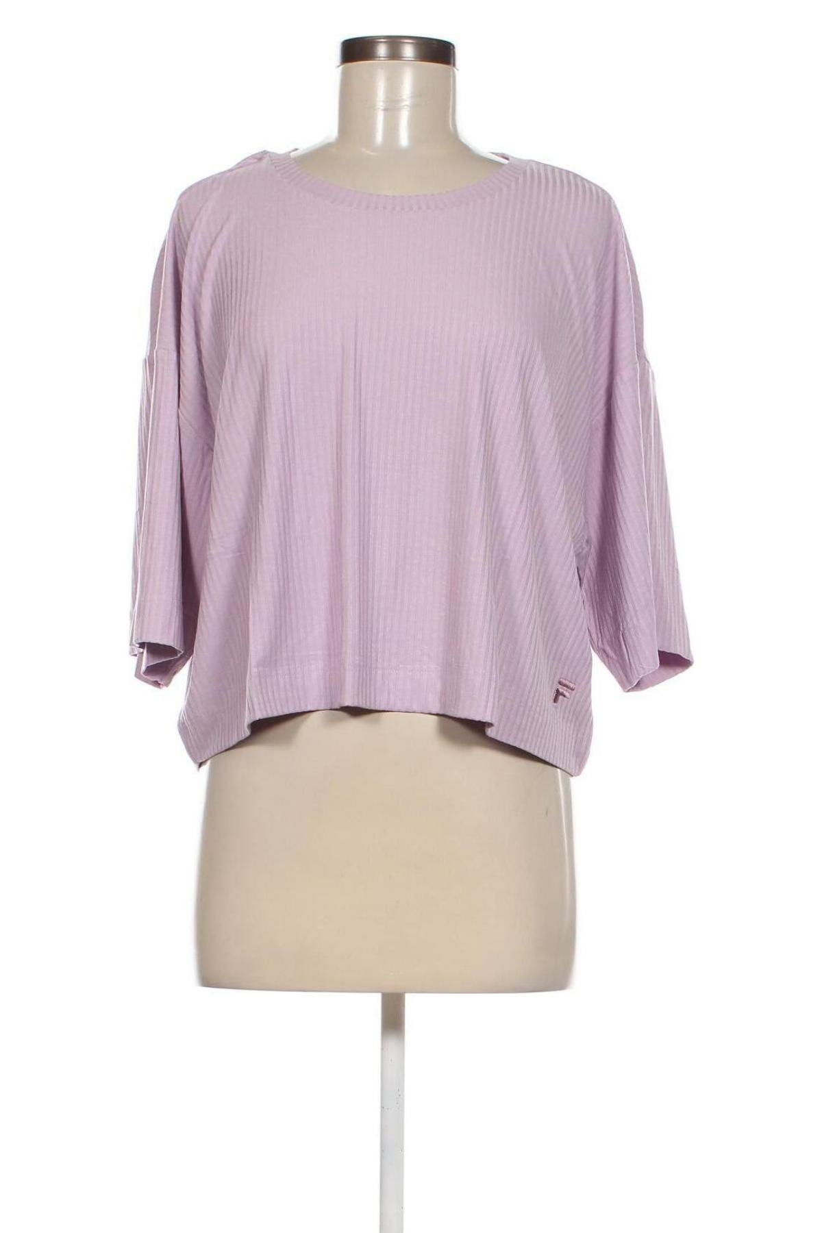 Γυναικεία μπλούζα FILA, Μέγεθος XL, Χρώμα Βιολετί, Τιμή 21,83 €
