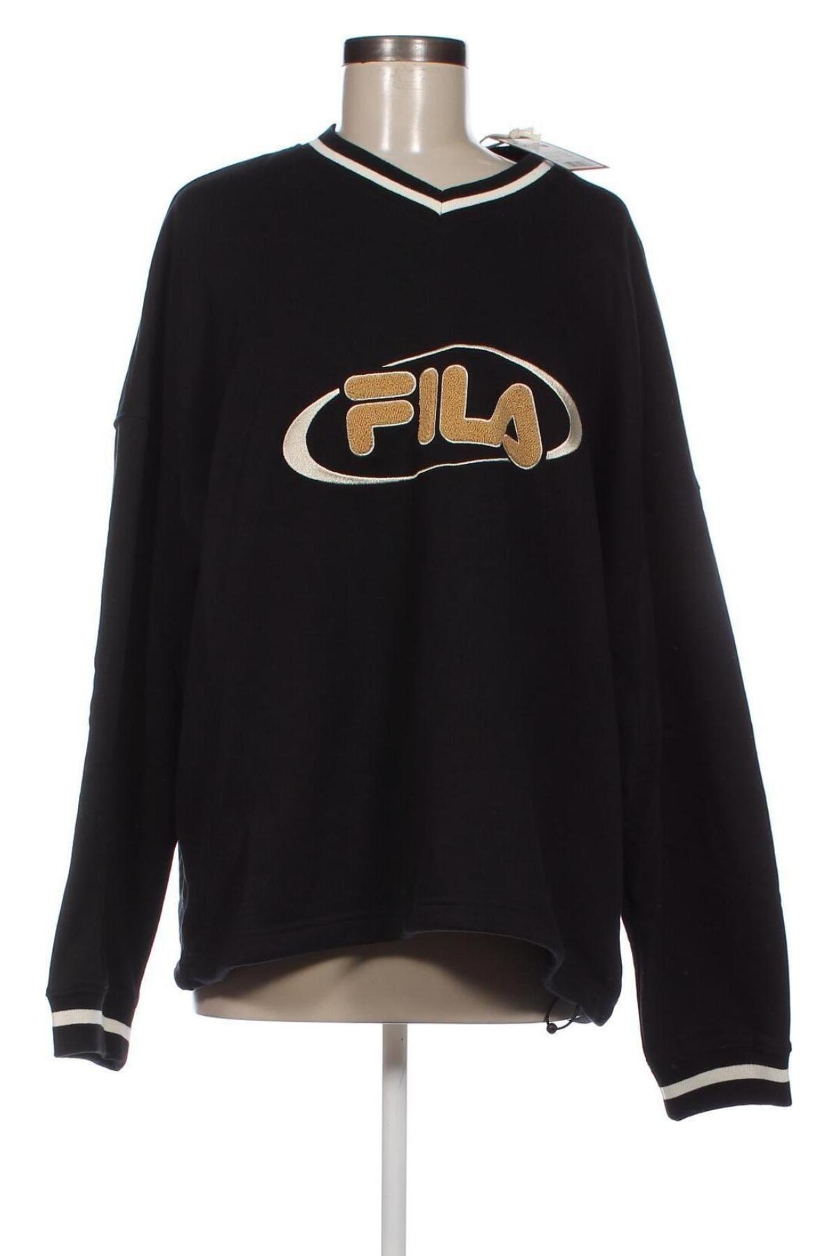 Дамска блуза FILA, Размер L, Цвят Черен, Цена 34,65 лв.
