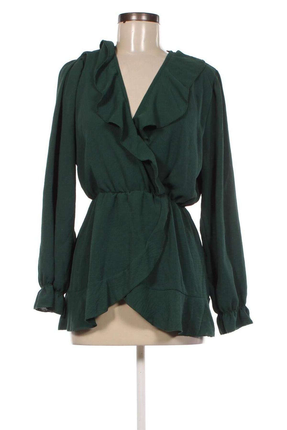 Дамска блуза Floyd, Размер XL, Цвят Зелен, Цена 46,20 лв.