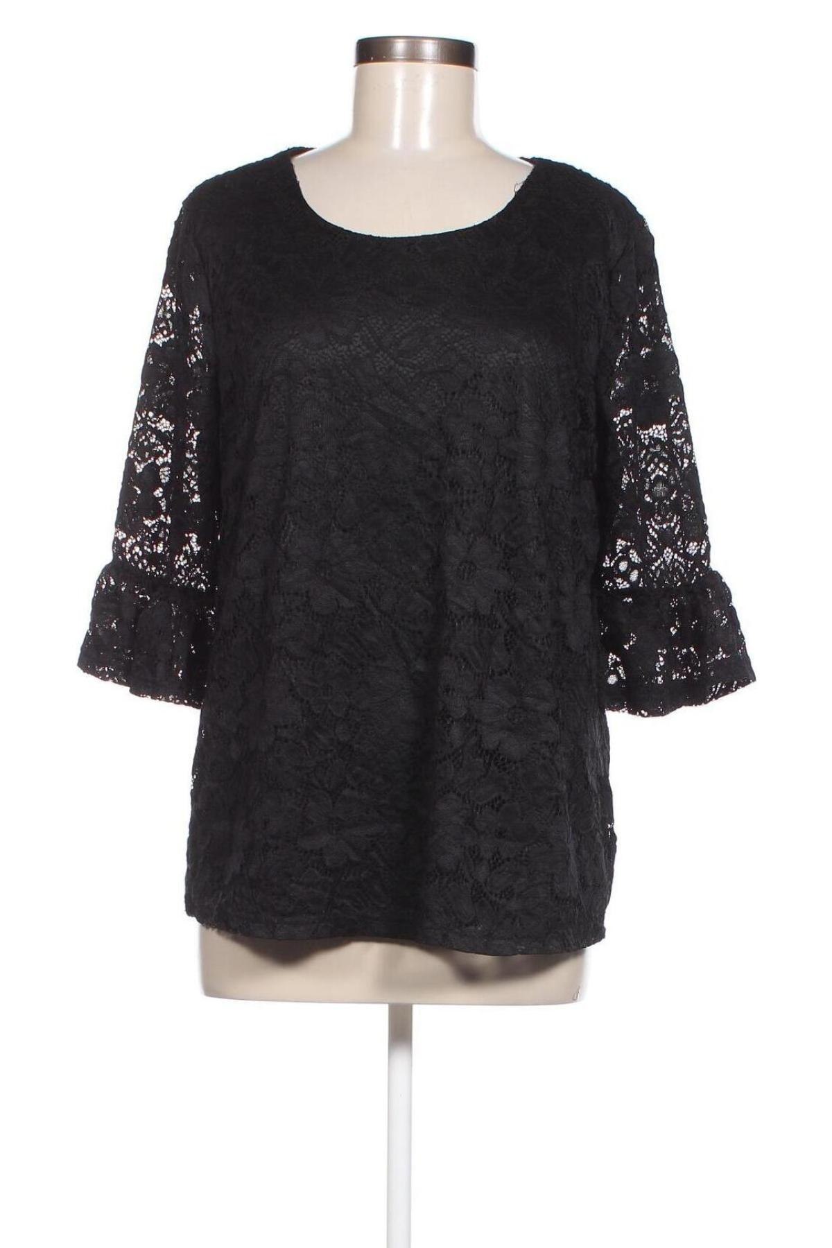 Γυναικεία μπλούζα Fransa, Μέγεθος L, Χρώμα Μαύρο, Τιμή 23,82 €
