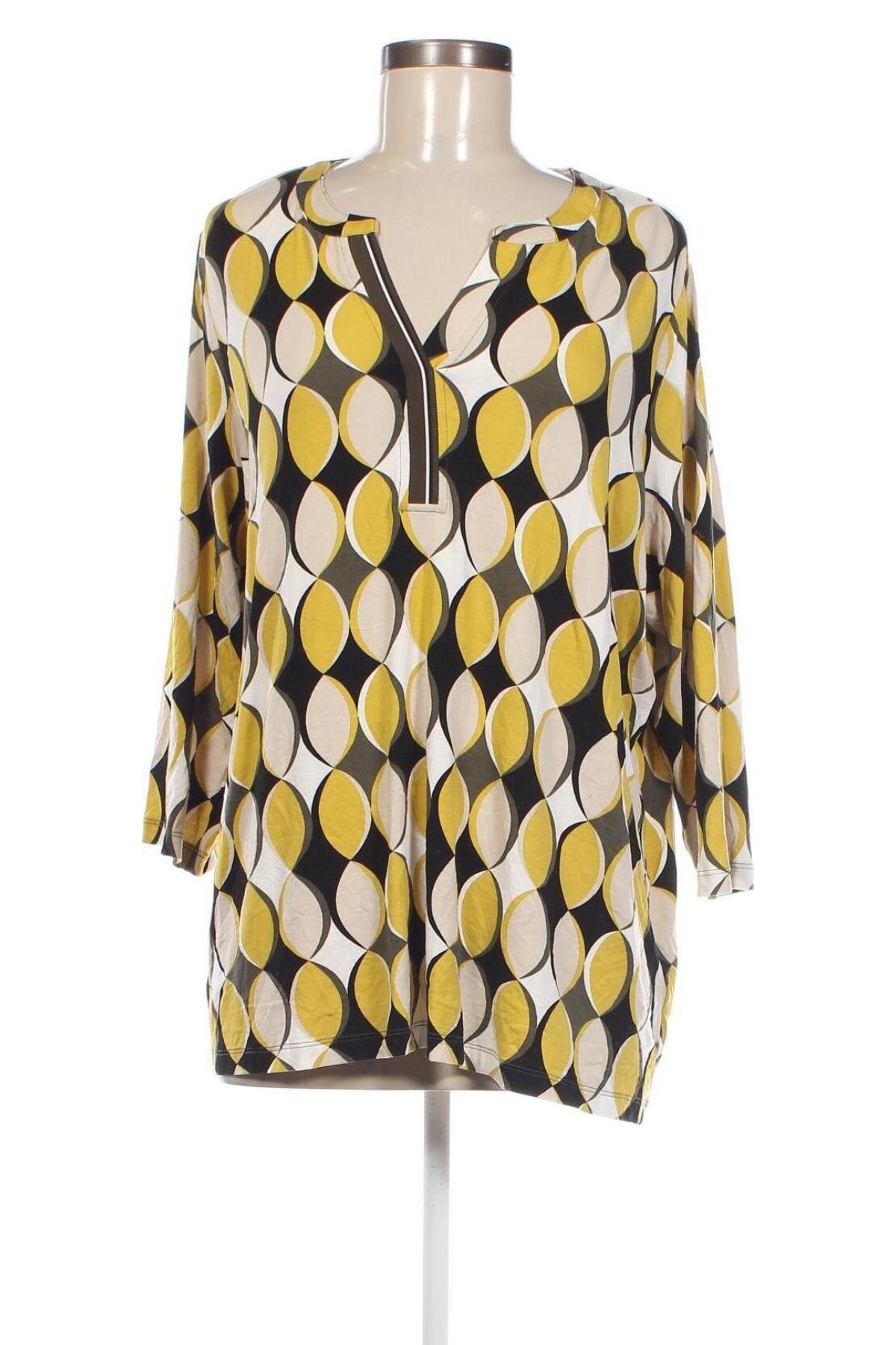 Γυναικεία μπλούζα Frapp, Μέγεθος XL, Χρώμα Πολύχρωμο, Τιμή 12,62 €