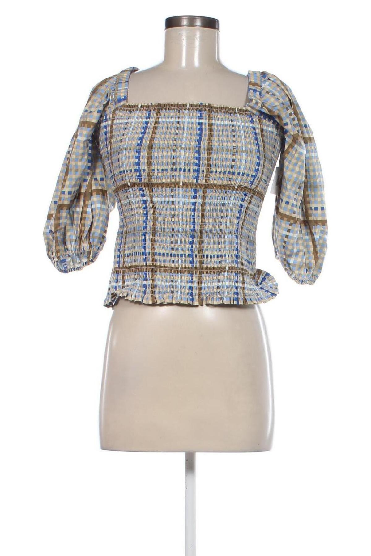 Γυναικεία μπλούζα Ganni, Μέγεθος M, Χρώμα Πολύχρωμο, Τιμή 45,64 €