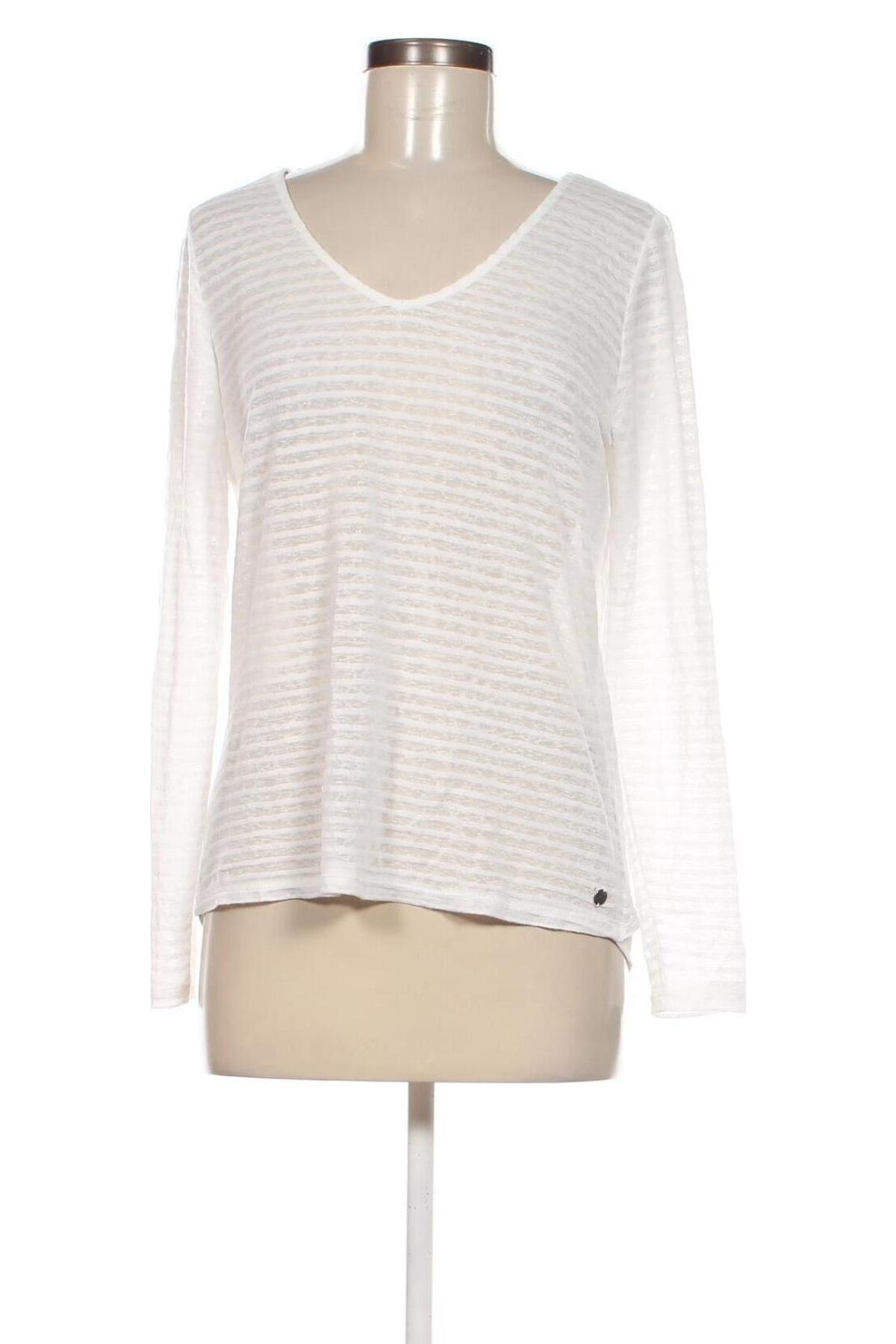 Γυναικεία μπλούζα Garcia Jeans, Μέγεθος S, Χρώμα Λευκό, Τιμή 7,36 €