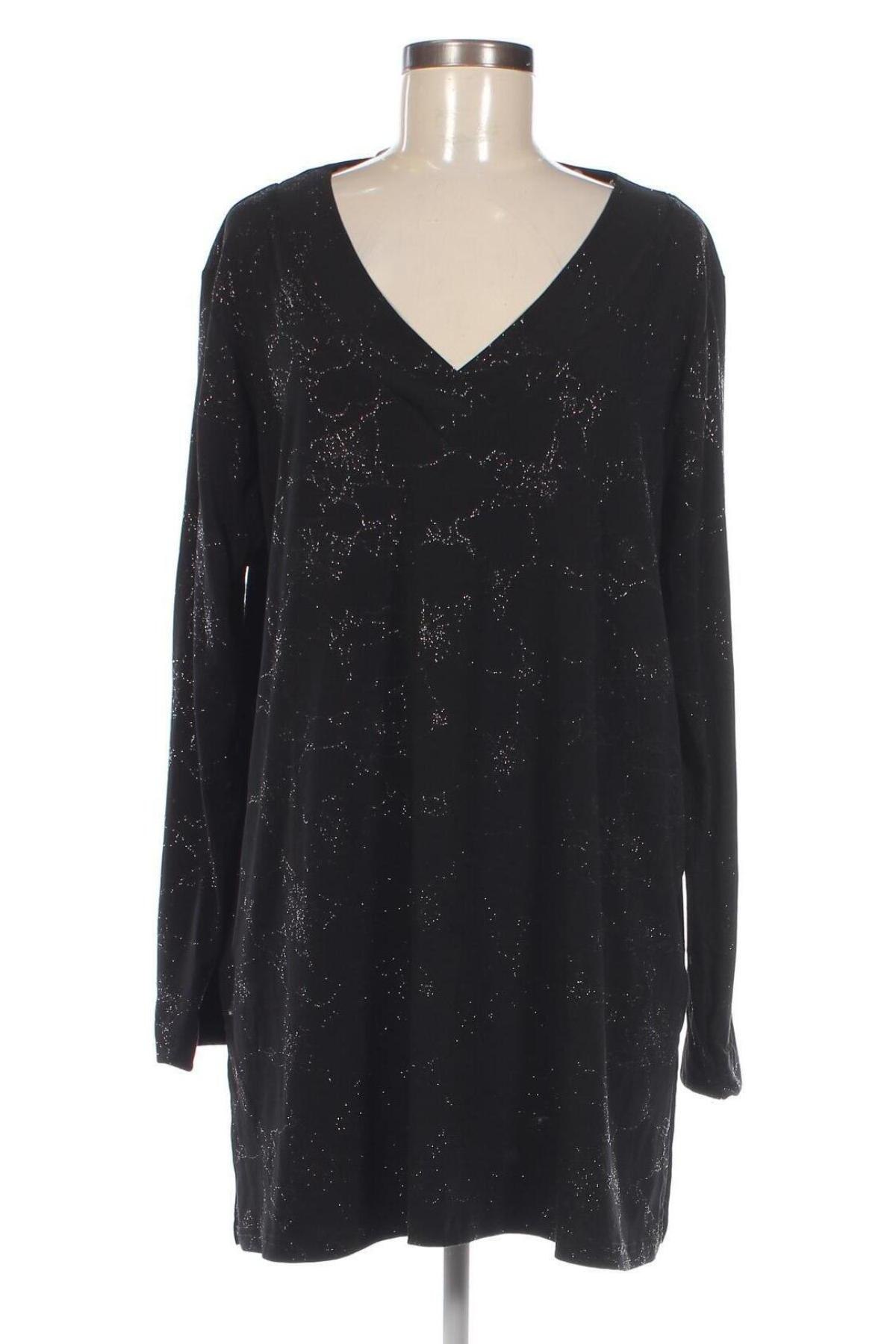 Дамска блуза Generous By Lindex, Размер XXL, Цвят Черен, Цена 10,45 лв.