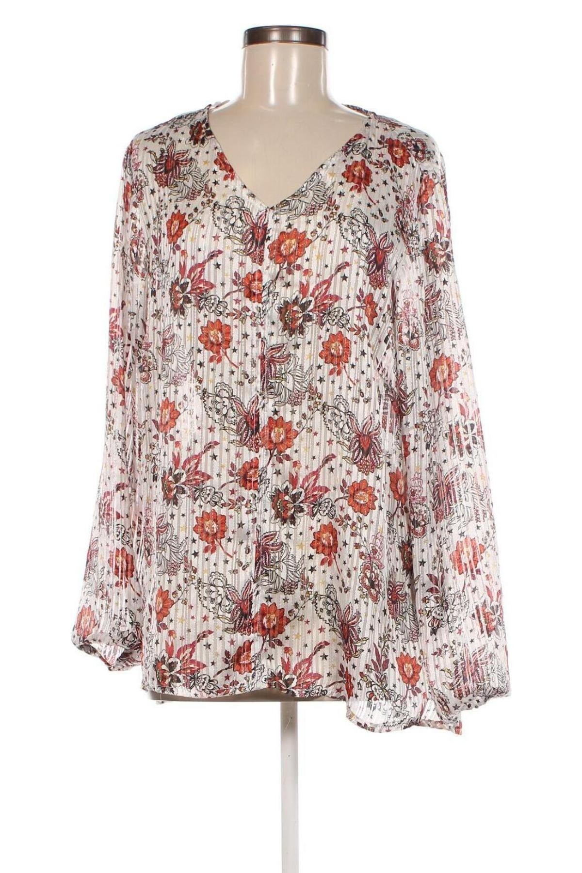 Дамска блуза Gina, Размер XL, Цвят Многоцветен, Цена 10,45 лв.