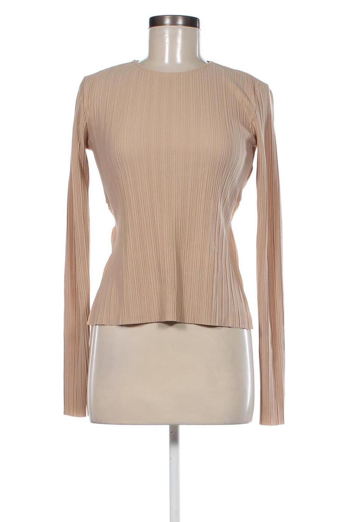 Γυναικεία μπλούζα Gina Tricot, Μέγεθος XS, Χρώμα  Μπέζ, Τιμή 9,48 €