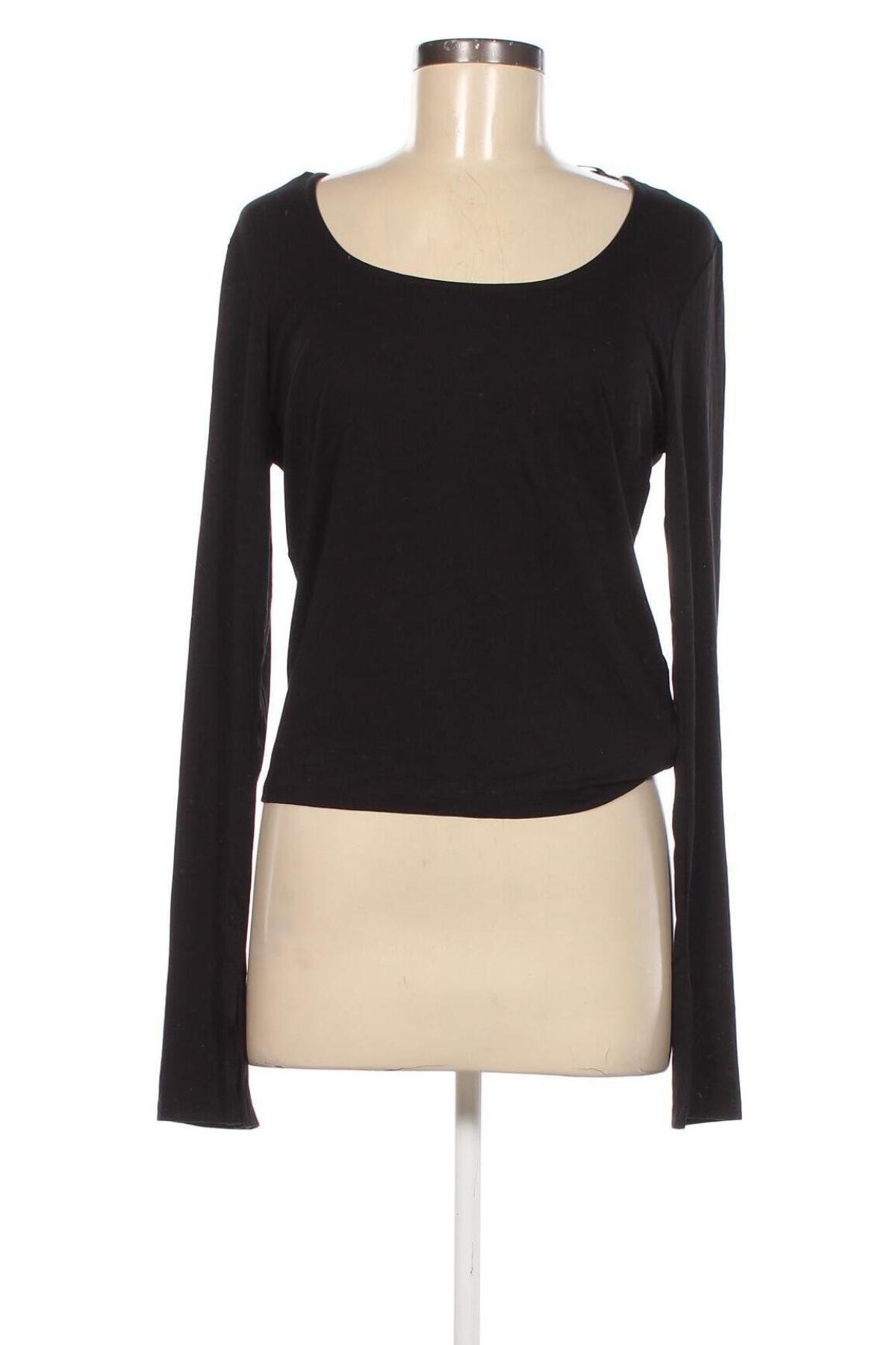 Дамска блуза Gina Tricot, Размер XL, Цвят Черен, Цена 25,30 лв.