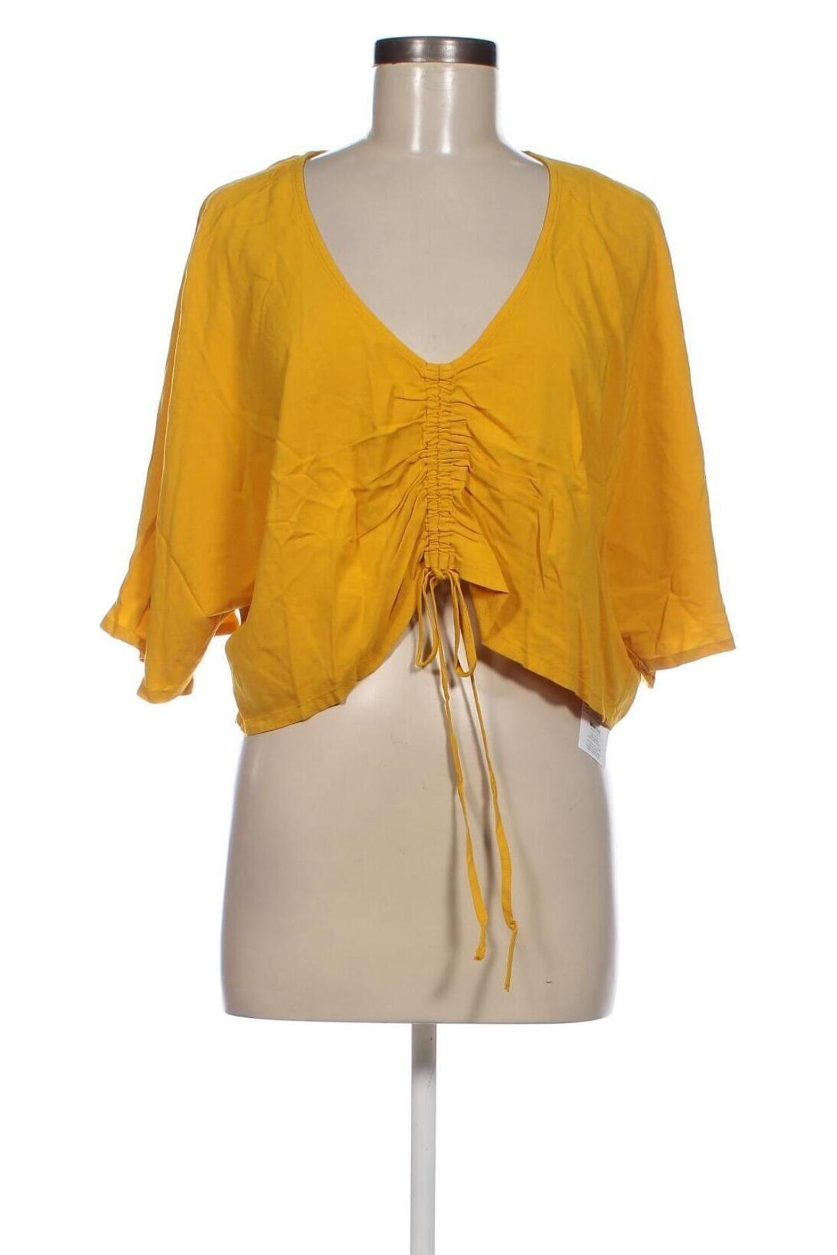 Damen Shirt Gina Tricot, Größe L, Farbe Gelb, Preis € 7,11