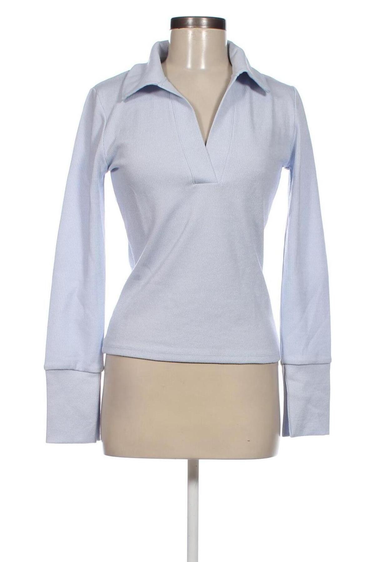 Γυναικεία μπλούζα Gina Tricot, Μέγεθος L, Χρώμα Μπλέ, Τιμή 11,86 €