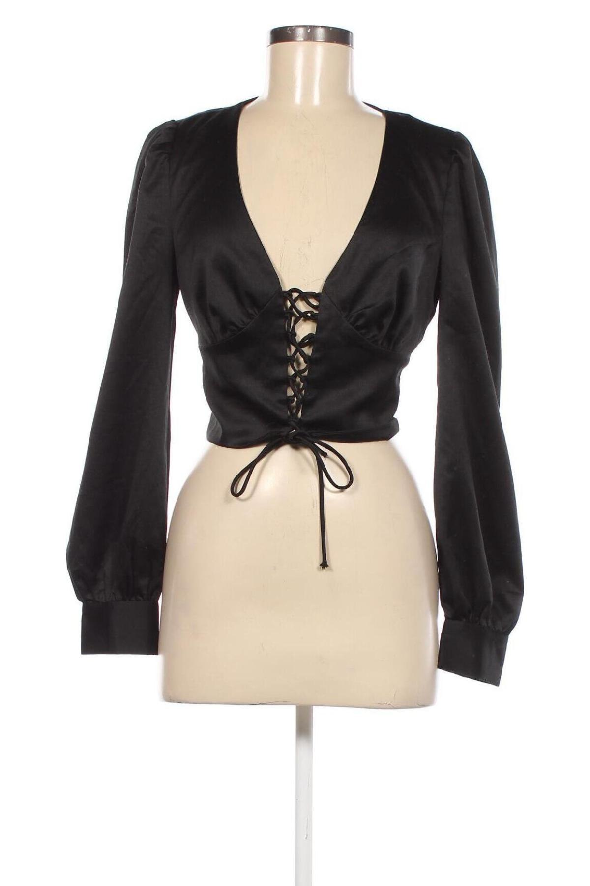 Γυναικεία μπλούζα Glamorous, Μέγεθος S, Χρώμα Μαύρο, Τιμή 21,03 €