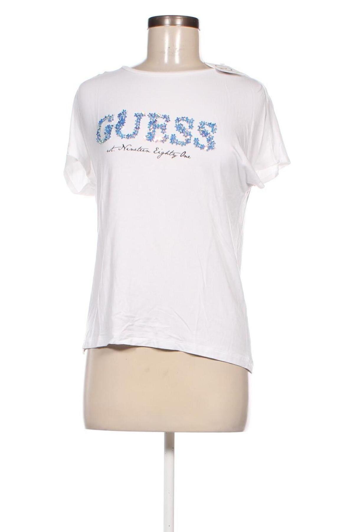 Γυναικεία μπλούζα Guess, Μέγεθος S, Χρώμα Λευκό, Τιμή 65,60 €