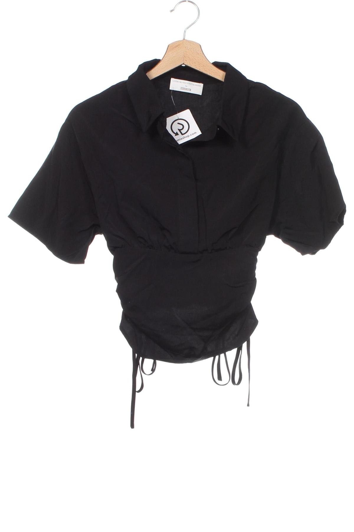 Γυναικεία μπλούζα Guido Maria Kretschmer for About You, Μέγεθος XS, Χρώμα Μαύρο, Τιμή 13,10 €
