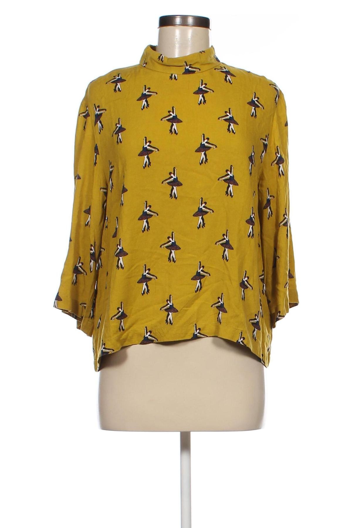 Γυναικεία μπλούζα H&M, Μέγεθος L, Χρώμα Κίτρινο, Τιμή 5,48 €