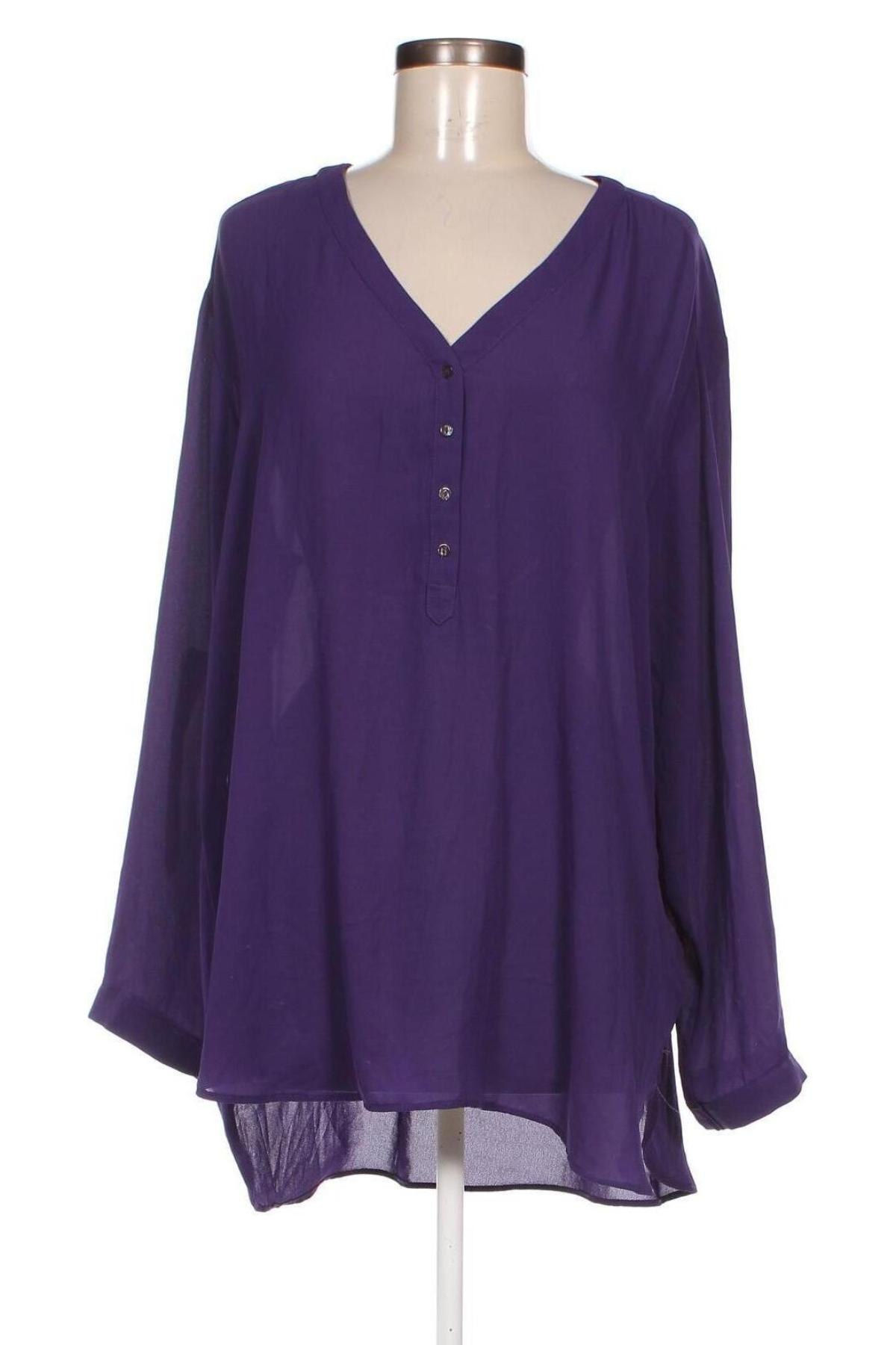 Дамска блуза H&M, Размер 3XL, Цвят Лилав, Цена 11,14 лв.