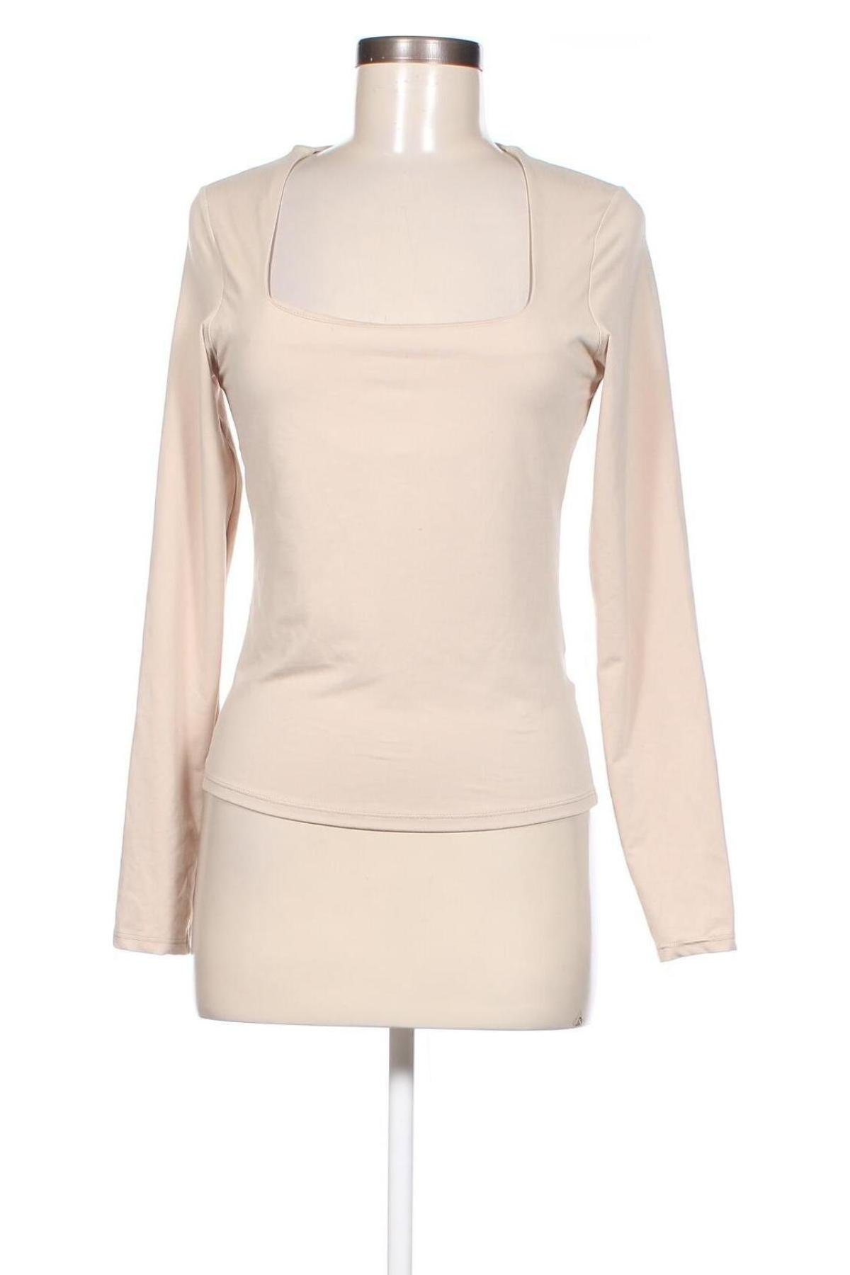 Γυναικεία μπλούζα H&M, Μέγεθος S, Χρώμα  Μπέζ, Τιμή 5,48 €