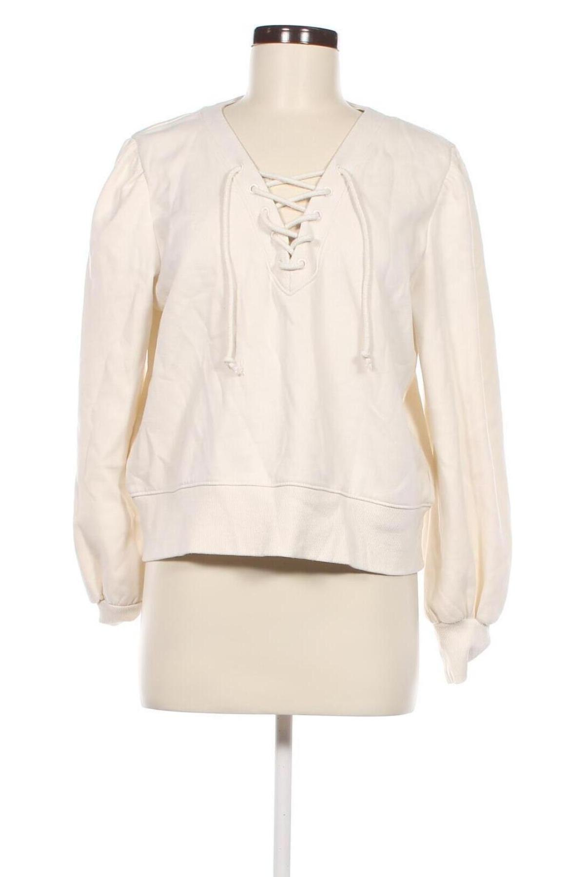 Дамска блуза H&M, Размер M, Цвят Екрю, Цена 10,73 лв.