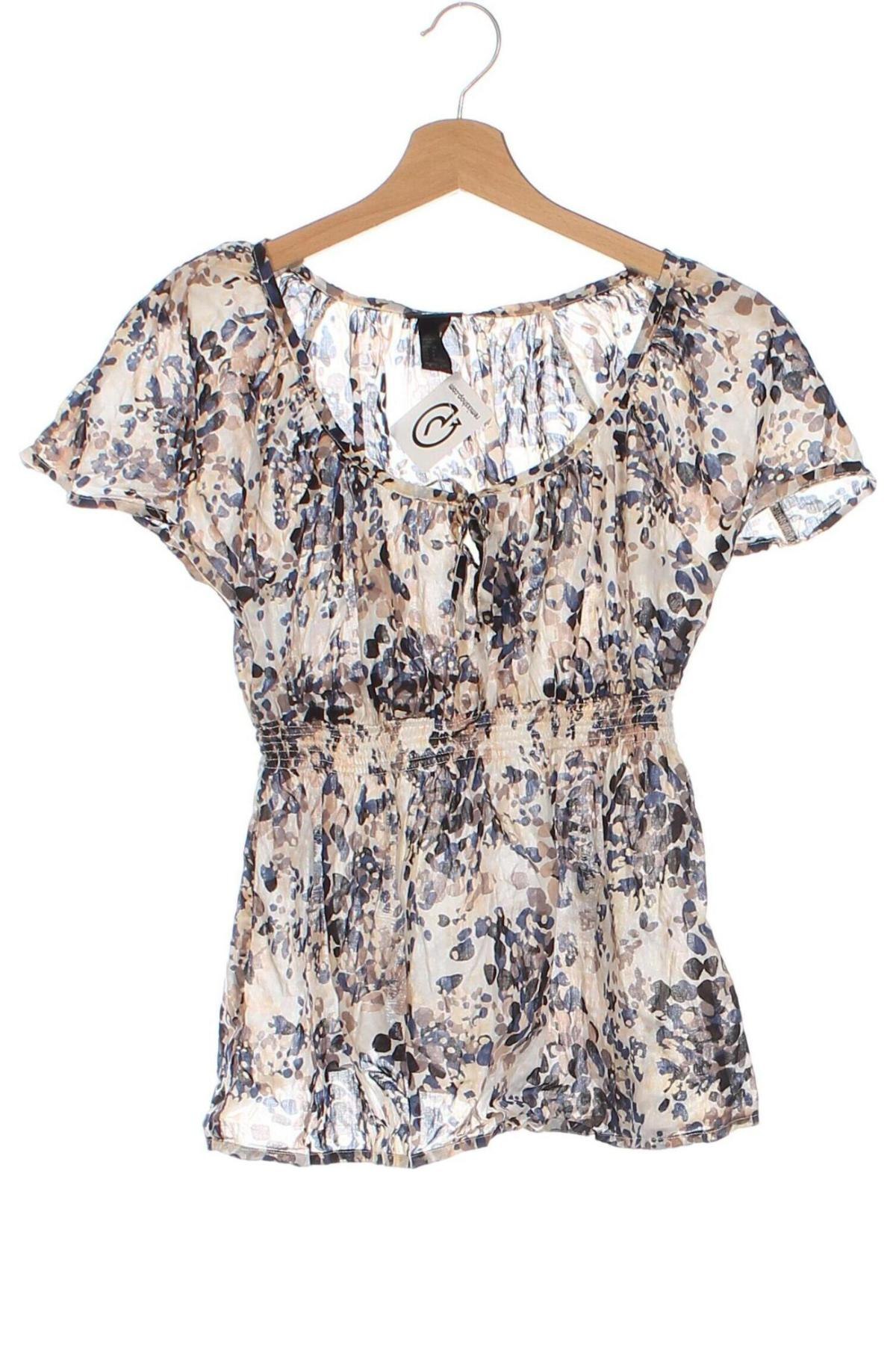 Γυναικεία μπλούζα H&M, Μέγεθος XS, Χρώμα Πολύχρωμο, Τιμή 5,87 €