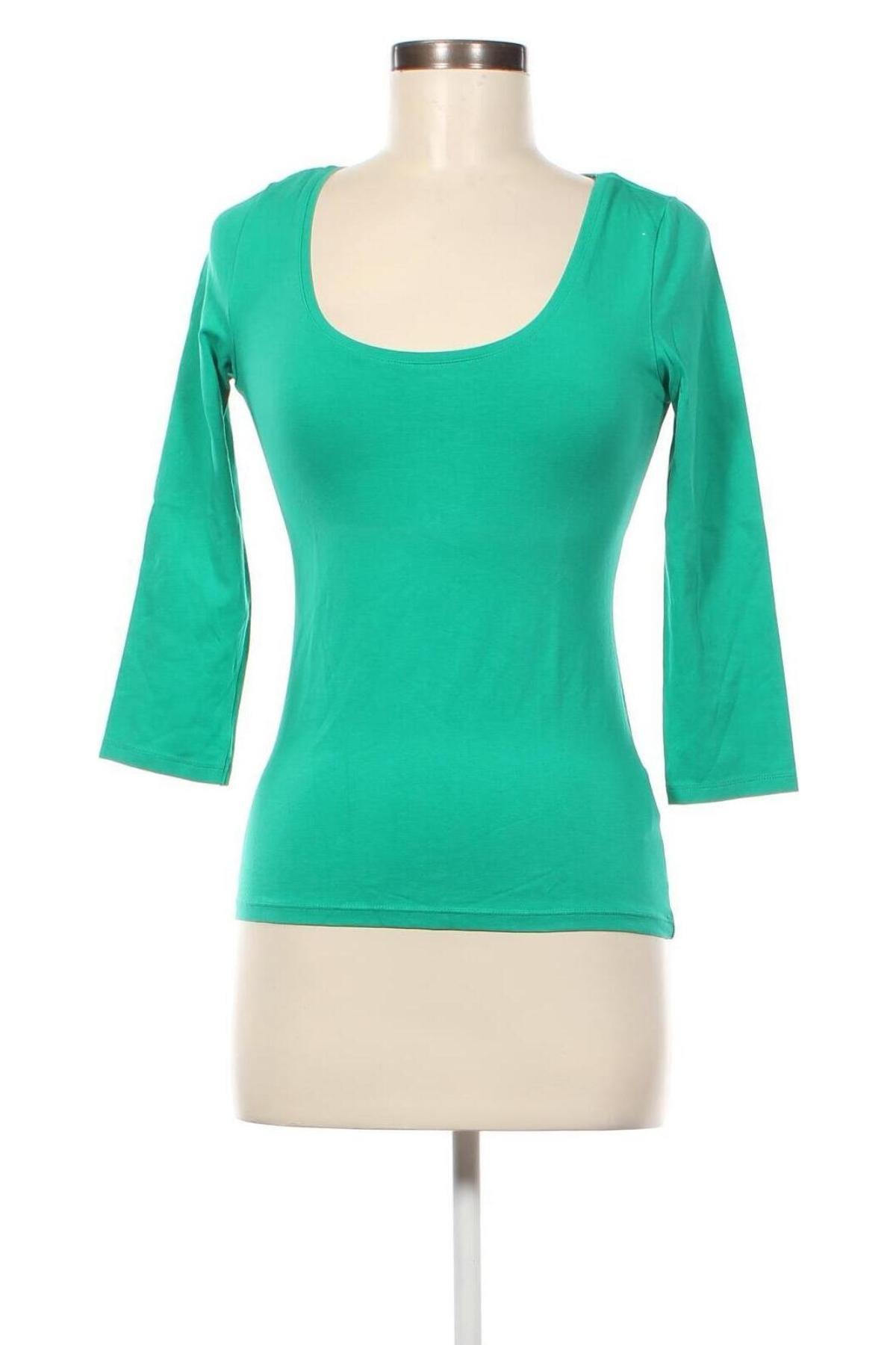 Γυναικεία μπλούζα H&M, Μέγεθος S, Χρώμα Πράσινο, Τιμή 4,70 €