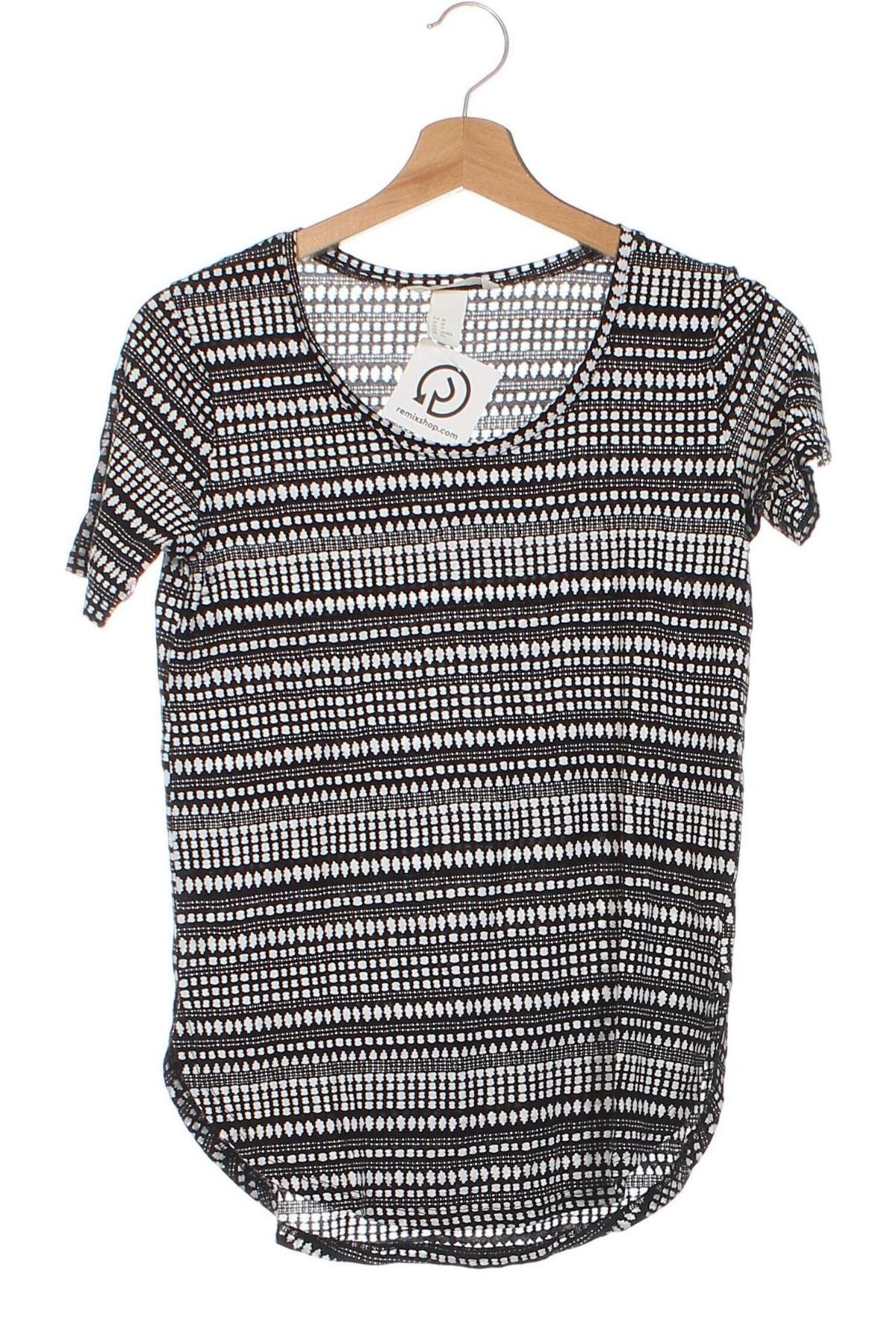 Γυναικεία μπλούζα H&M, Μέγεθος XS, Χρώμα Πολύχρωμο, Τιμή 5,84 €