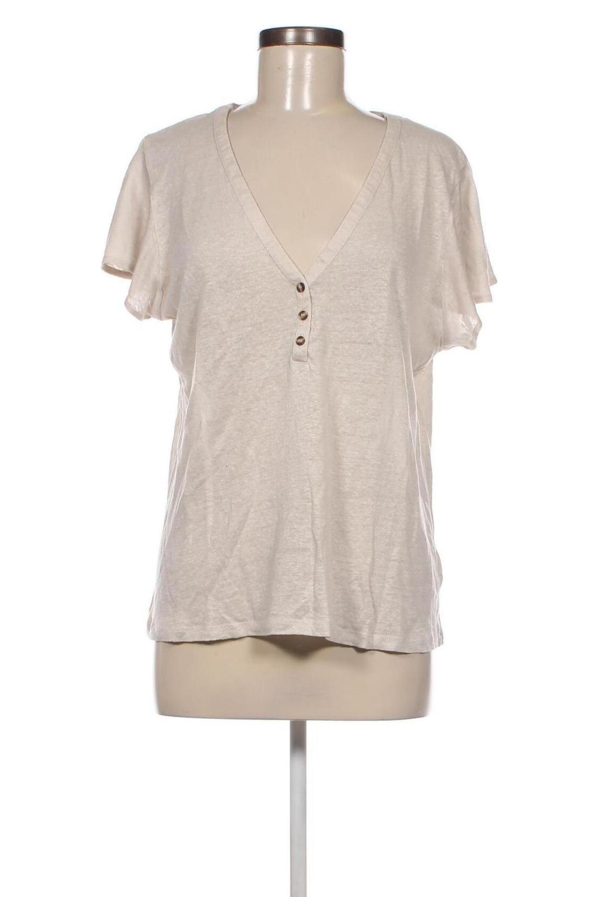 Дамска блуза H&M, Размер L, Цвят Екрю, Цена 11,40 лв.