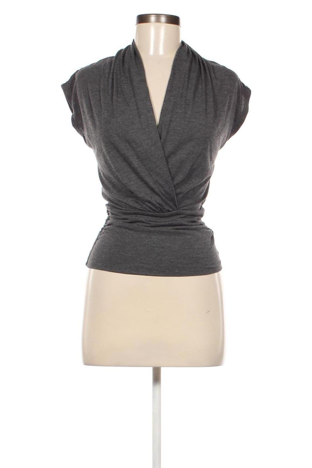 Дамска блуза H&M, Размер XS, Цвят Сив, Цена 7,60 лв.