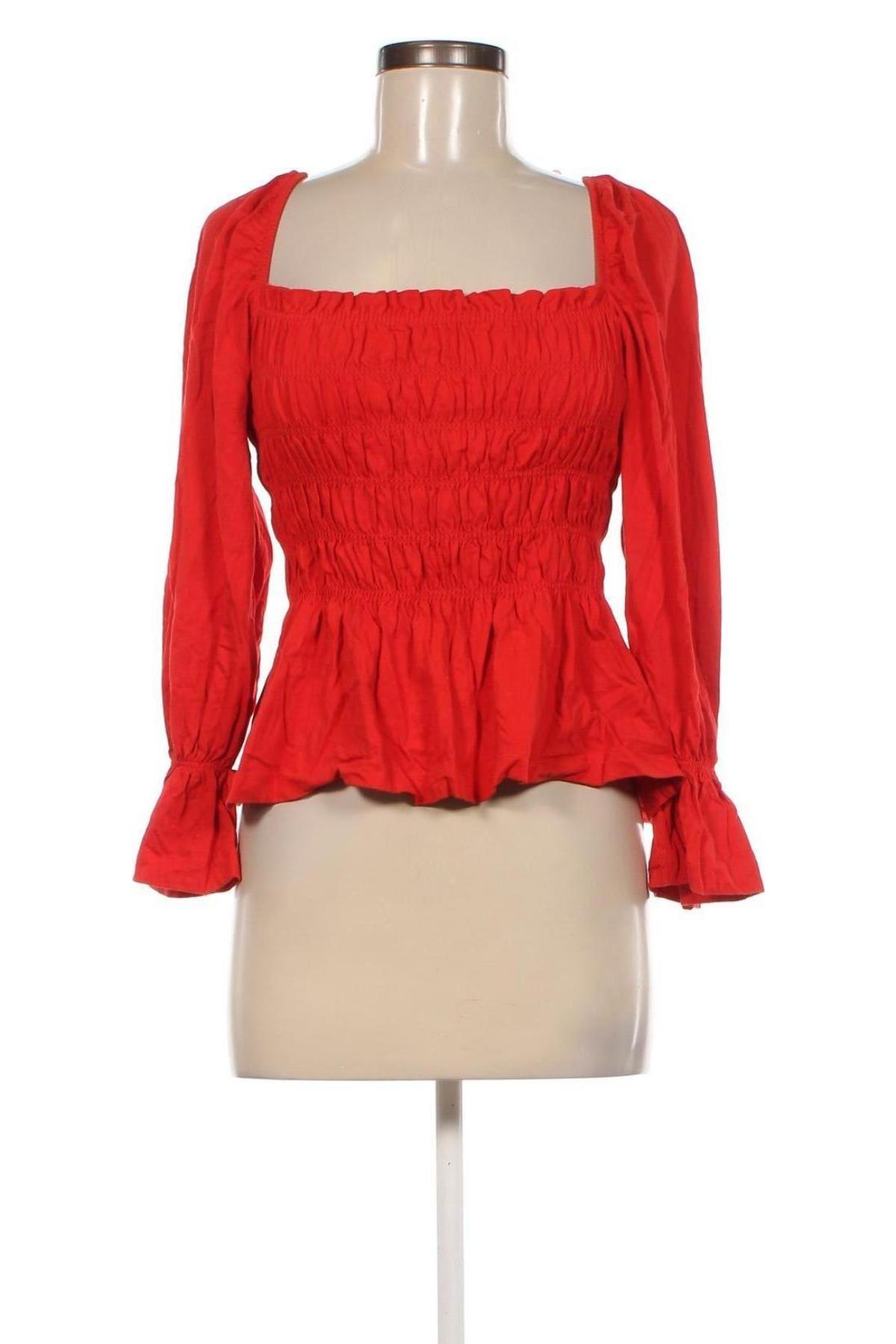 Γυναικεία μπλούζα H&M, Μέγεθος S, Χρώμα Κόκκινο, Τιμή 4,70 €