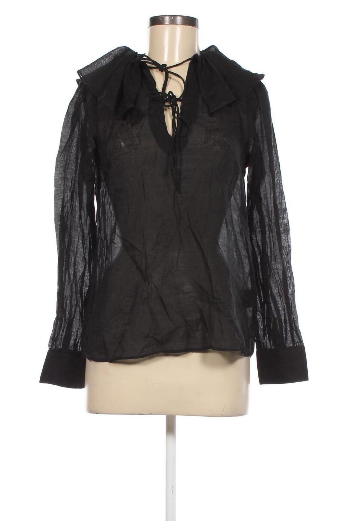 Bluză de femei H&M, Mărime XS, Culoare Negru, Preț 14,99 Lei