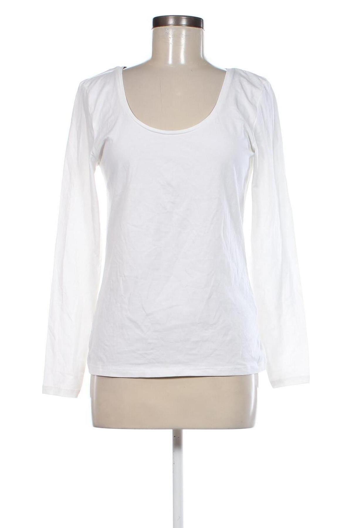 Дамска блуза H&M, Размер L, Цвят Бял, Цена 17,05 лв.