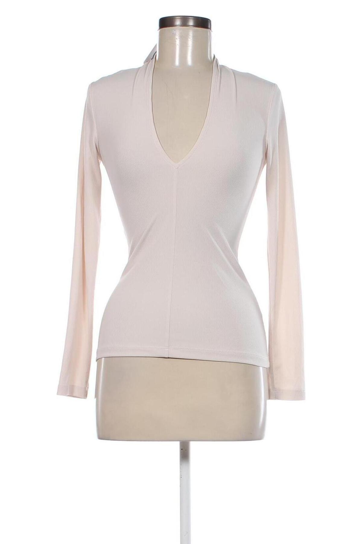 Damen Shirt H&M, Größe XS, Farbe Beige, Preis 5,29 €